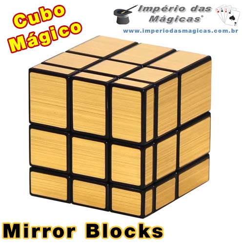 Cubo Mágico Mirror Blocks Shengshou Dourado